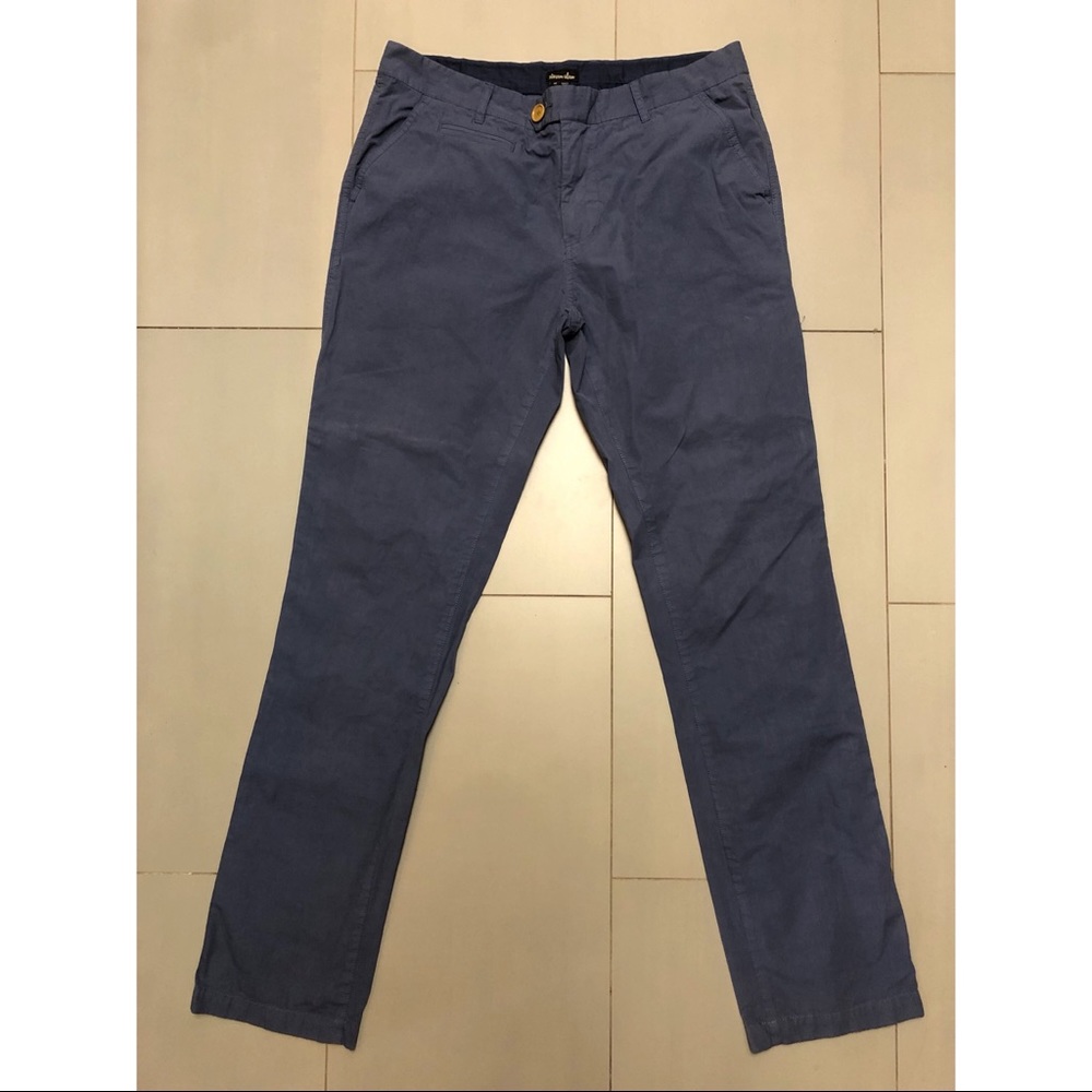 Steven Alan blue cotton pants size 33 waist